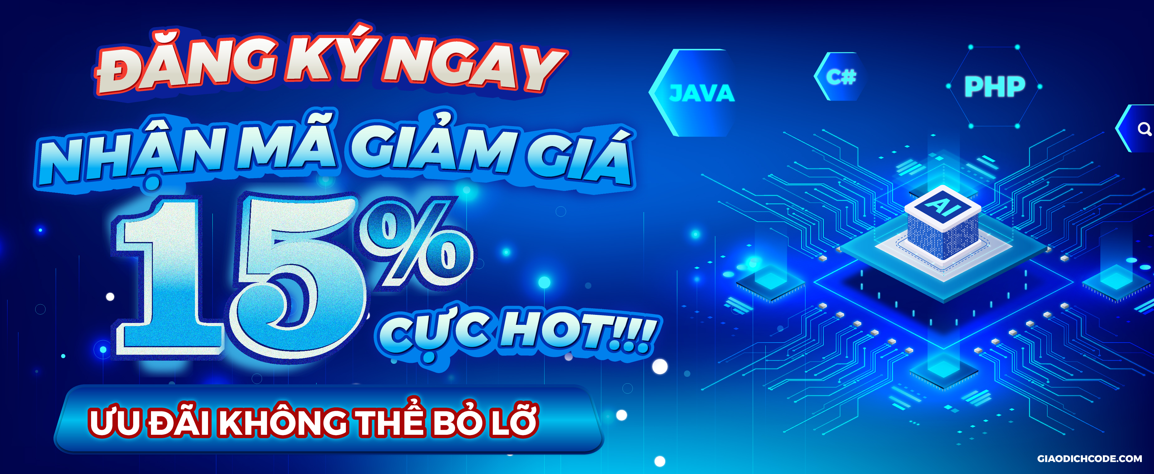 Đăng ký tài khoản nhận mã giảm giá 15%