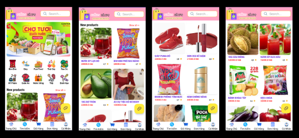 (ANDROID KOTLIN+ SQLITE ) App bán hàng siêu thị market android có đầy đủ chức năng quản trị và người dùng, mini chat.