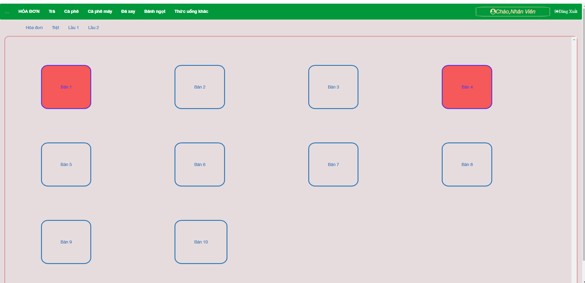 Source Code Web app Quản Lý bán hàng order Cà phê coffee - Trà sữa đầy đủ chức năng, giao diện đẹp sử dụng PHP + MySql [PHP THUẦN] clone sapo
