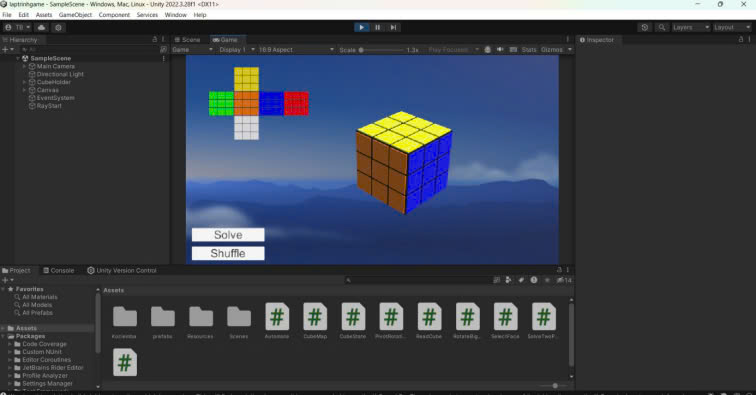 Source code game RUBIK 3x3x3,4x4x4 + báo cáo +ppt thuyết trình