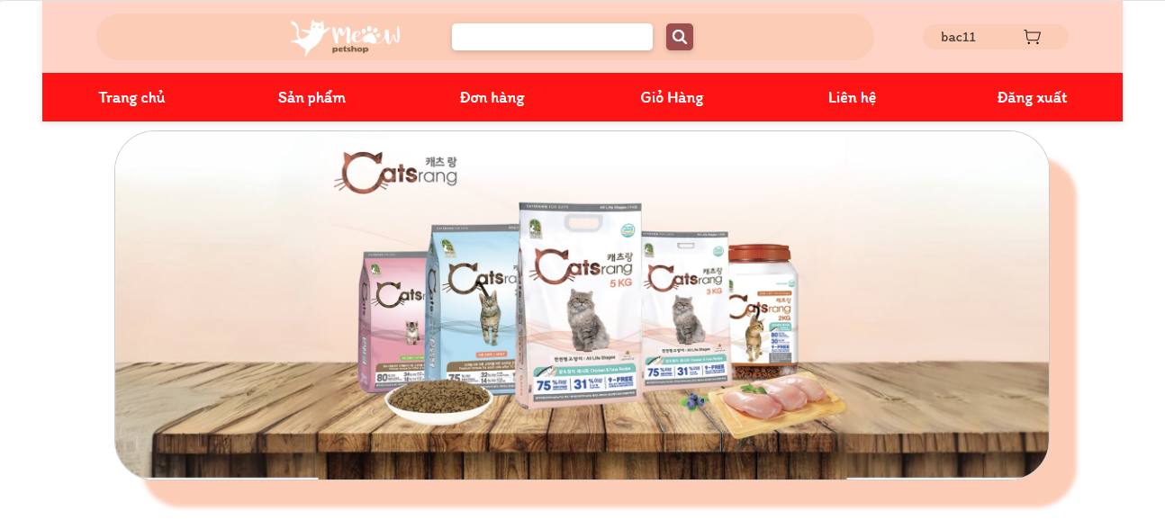 Đồ án + Báo Cáo website bán đồ ăn thú cưng PETSHOP PHP & MYSQL đầy đủ chức năng quản trị và người dùng: giỏ hàng, đặt hàng,thêm, sửa, xóa sản phẩm