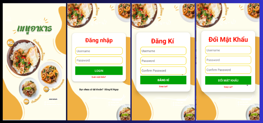 (ANDROID JAVA + SQLITE + BÁO CÁO WORD) app đặt đồ ăn droid có quản trị và người dùng, đánh giá sản phẩm sau khi mua, đặt hàng, tiến trình thực hiện đơn hàng, các chức năng. thêm, sửa, xóa