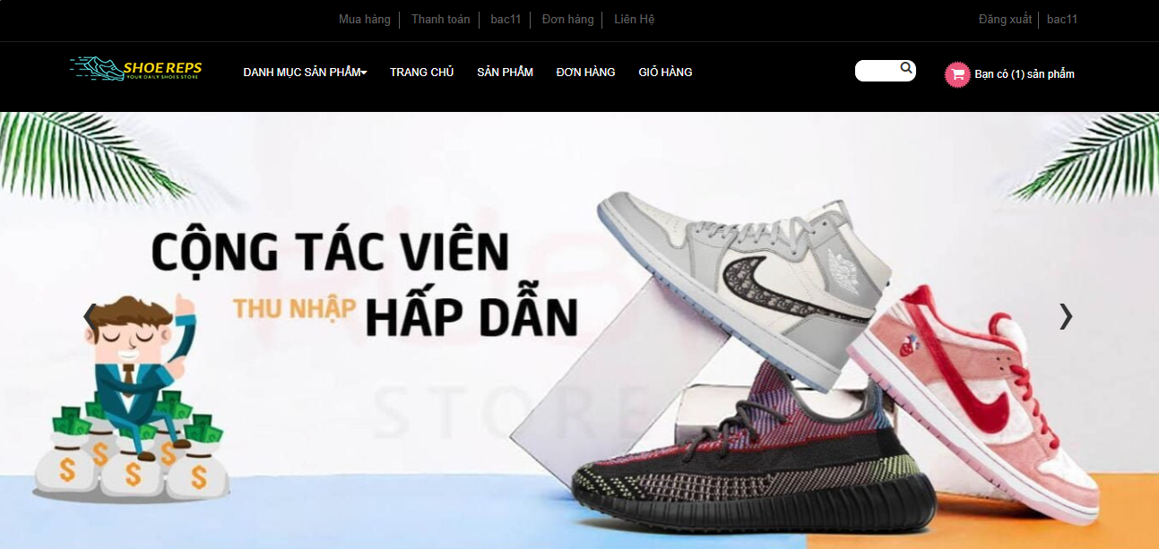 Đồ án + Báo Cáo website shop bán giày thể thao bằng PHP & MYSQL đầy đủ chức năng quản trị và người dùng (kèm báo cáo WORD 60 trang đủ 7 loại UML)