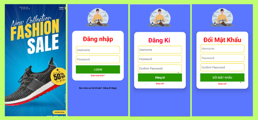(ANDROID JAVA + SQLITE + BÁO CÁO WORD) App bán giày android java có quản trị và người dùng, đánh giá sản phẩm sau khi mua, đặt hàng, tiến trình thực hiện đơn hàng, các chức năng thêm, sửa, xóa