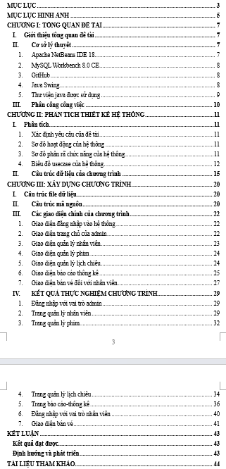 Source code JAVA SWING phần mềm quản lý và bán vé phim MVC + full báo cáo.