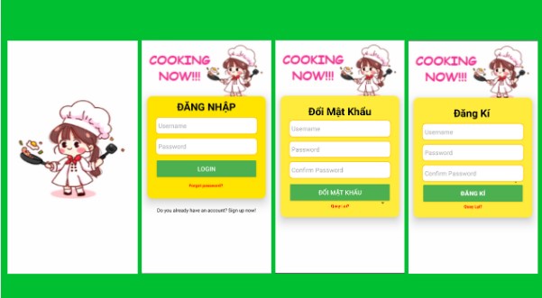 (ANDROID JAVA + SQLITE + BÁO CÁO WORD ) App hướng dẫn nấu ăn android có đầy đủ chức năng quản trị và người dùng.