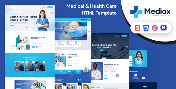 Source code HTML Template Y tế Chăm sóc sức khỏe bệnh viện - Hospital