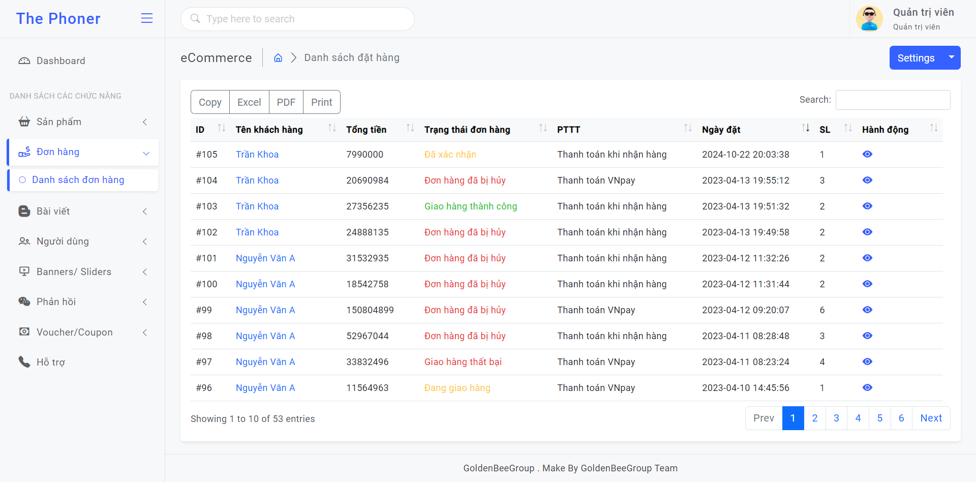 Source code Đồ án website bán điện thoại php mysql + Full báo cáo