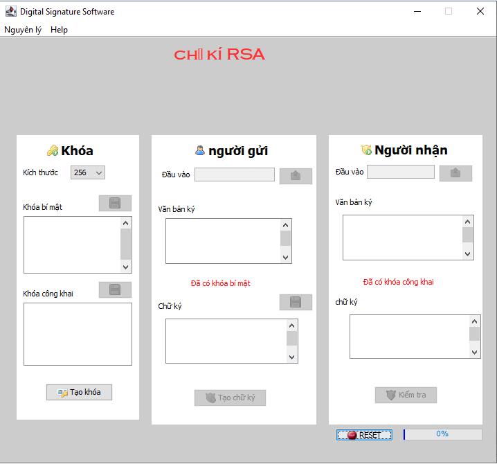 source code chương trình demo chữ ký số RSA bằng java