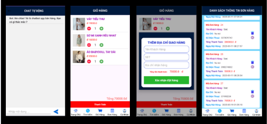 (ANDROID KOTLIN+ SQLITE +BÁO CÁO WORD) App bán hàng thời trang android kotlin có đầy đủ chức năng quản trị và đặt hàng, xem giỏ hàng ,mini chat.