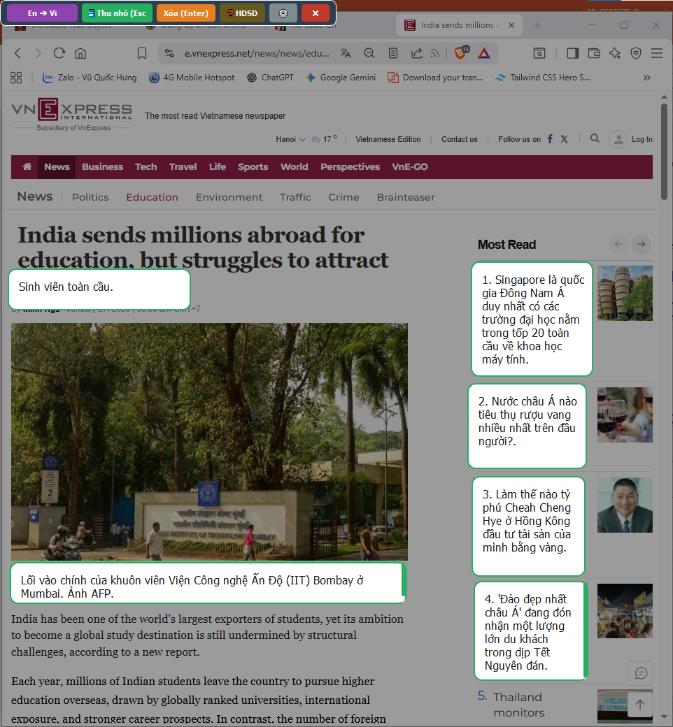Full source code phần mềm dịch màn hình máy tính offline bằng AI