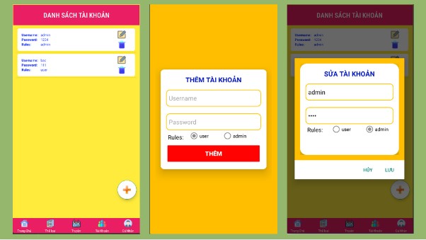 (ANDROID JAVA + SQLITE ) App đọc truyện tranh Anime có đầy đủ chức năng quản trị và người dùng.