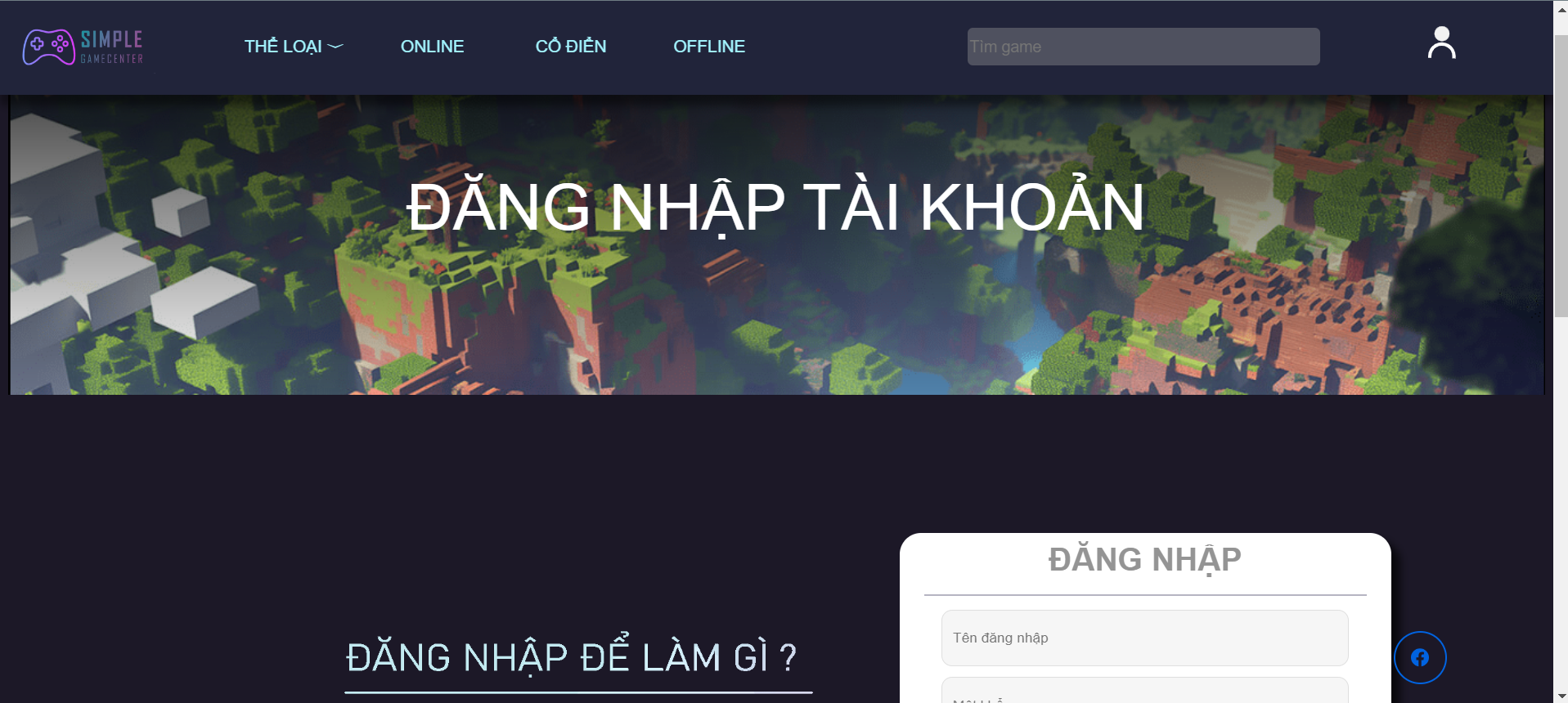 (20k) Full Code + Báo Cáo Thiết kế website game online