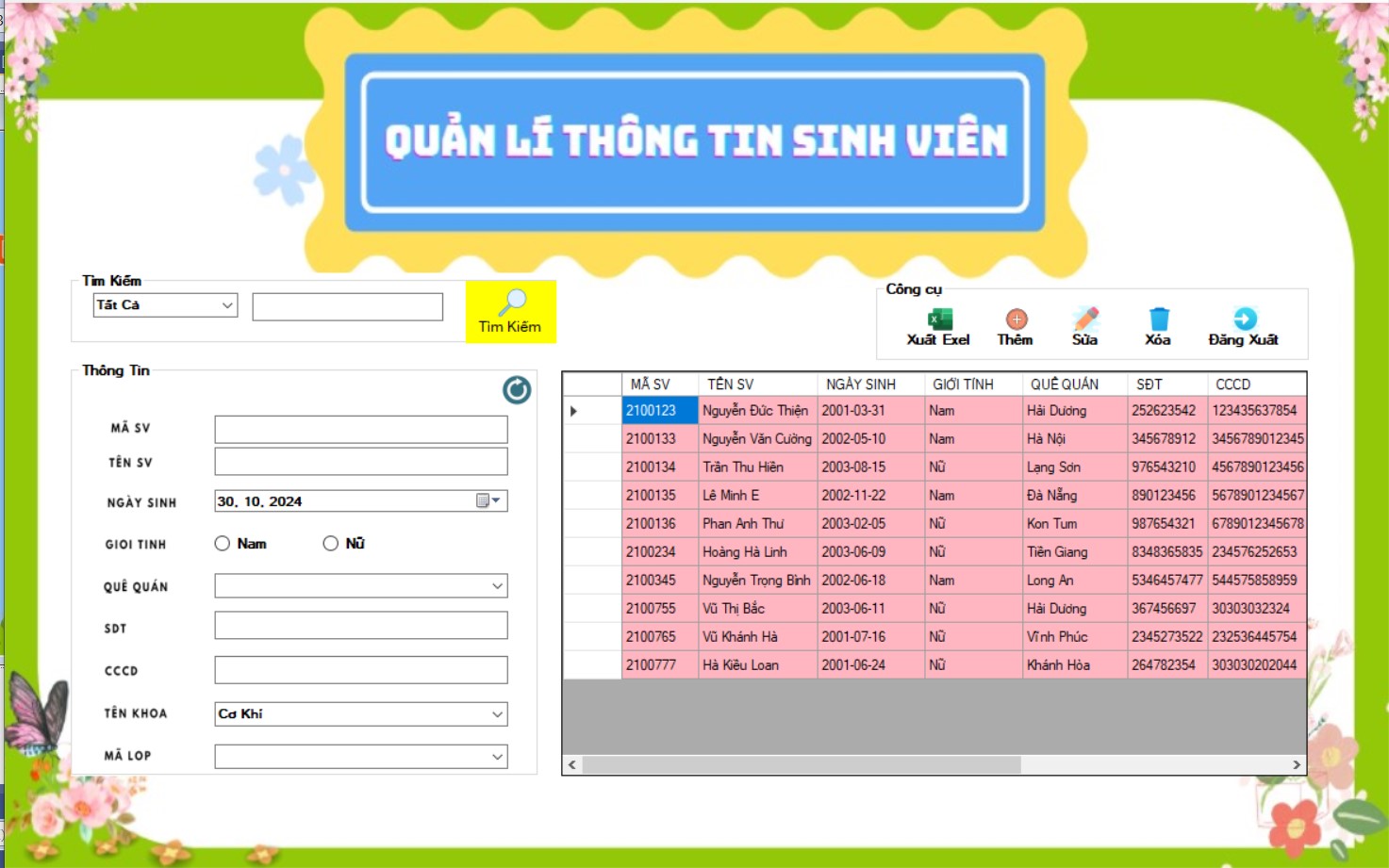 CHia sẻ ĐỒ ÁN + BÁO CÁO Phần Mềm Quản Lí Kí Túc Xá Trường Học .Bằng WINFROM C# SQLSERVER đầy đủ các chức năng quản trị