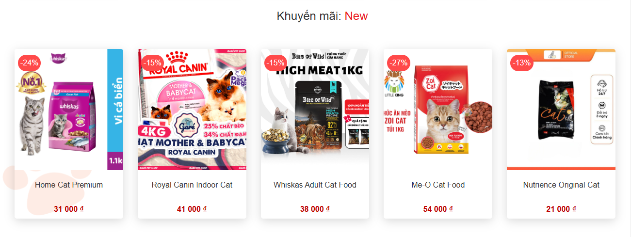 Đồ án + Báo Cáo website bán đồ ăn thú cưng PETSHOP PHP & MYSQL đầy đủ chức năng quản trị và người dùng: giỏ hàng, đặt hàng,thêm, sửa, xóa sản phẩm