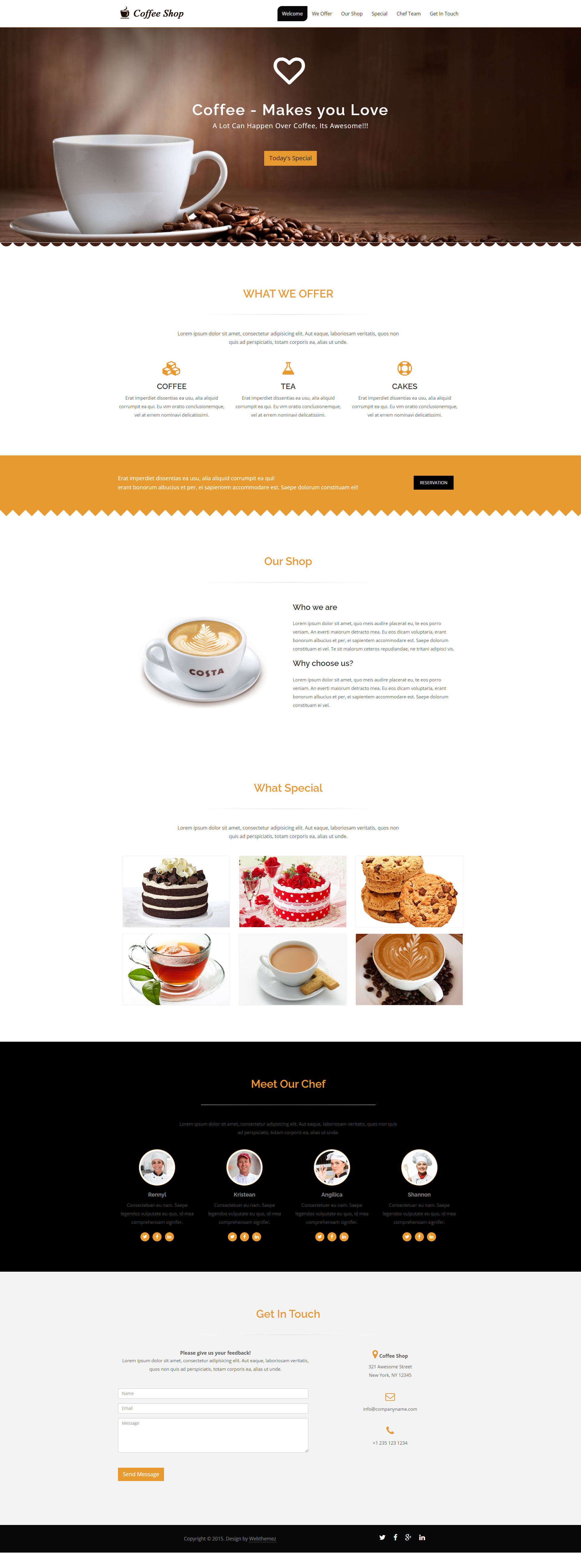 Chia Sẻ Source Code giao diện website bán coffee chuẩn responsive