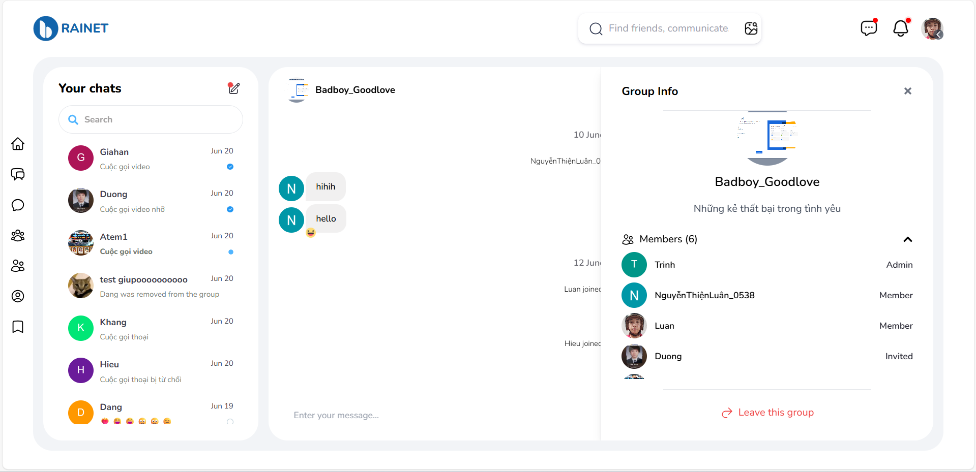 Brainet - Social network for the digital knowledge community