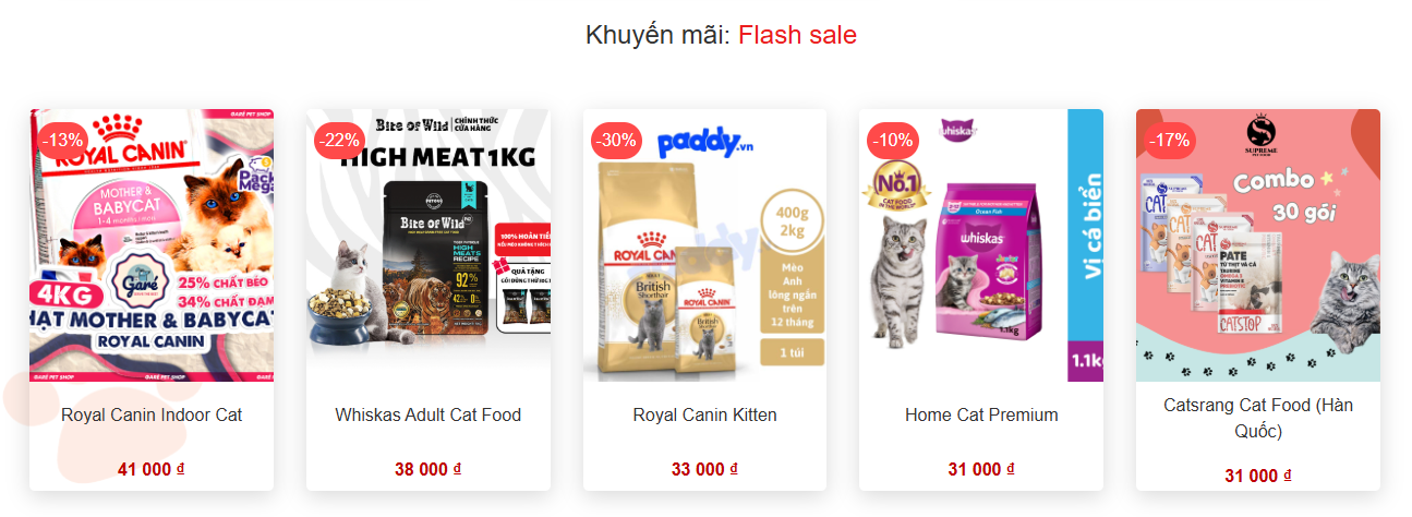 Đồ án + Báo Cáo website bán đồ ăn thú cưng PETSHOP PHP & MYSQL đầy đủ chức năng quản trị và người dùng: giỏ hàng, đặt hàng,thêm, sửa, xóa sản phẩm