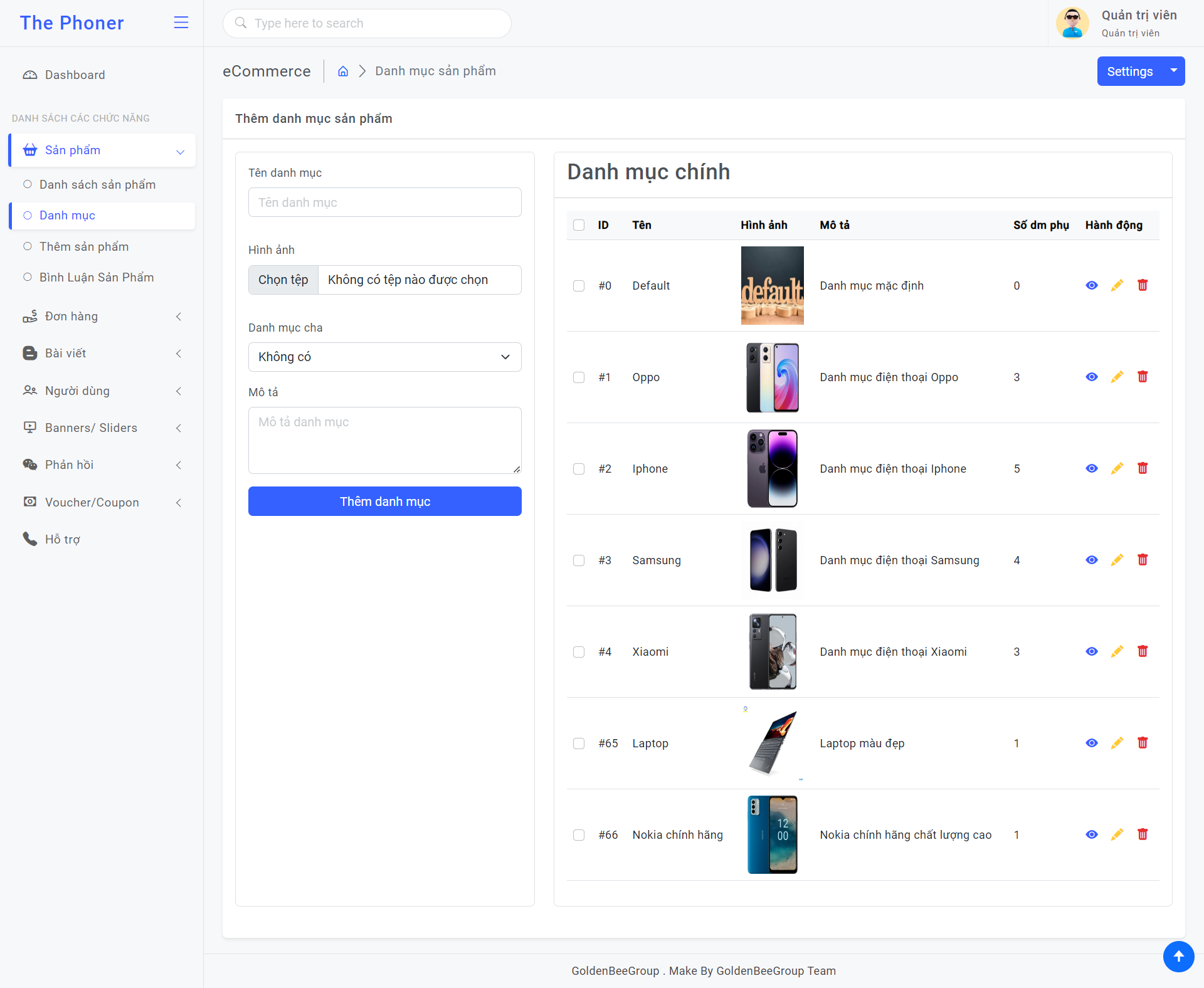 Source code Đồ án website bán điện thoại php mysql + Full báo cáo
