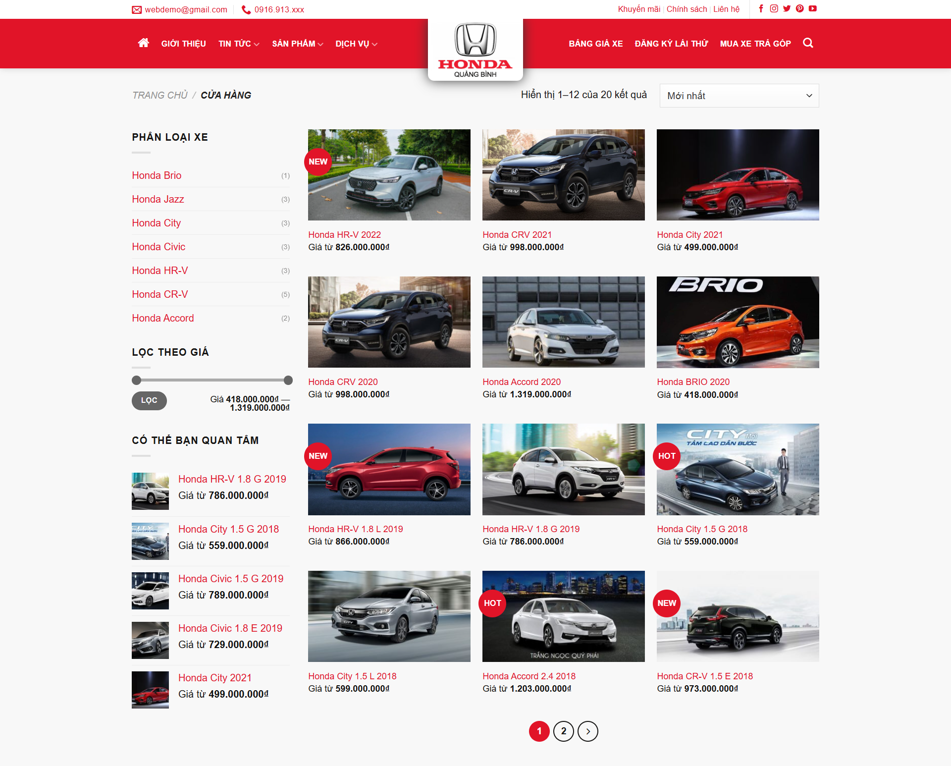 Source code website wordpress bán xe ô tô theme wordpress giới thiệu dịch vụ ô tô báo giá xe ô tô