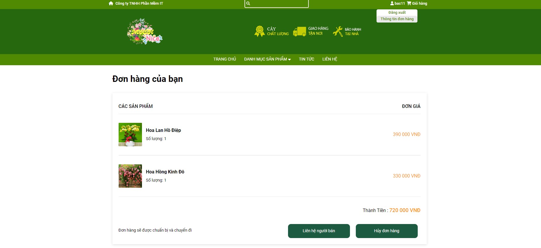 Full Code Đồ Án Website Bán Hoa Tươi PHP & Mysql có đầy đủ quản trị và người dùng