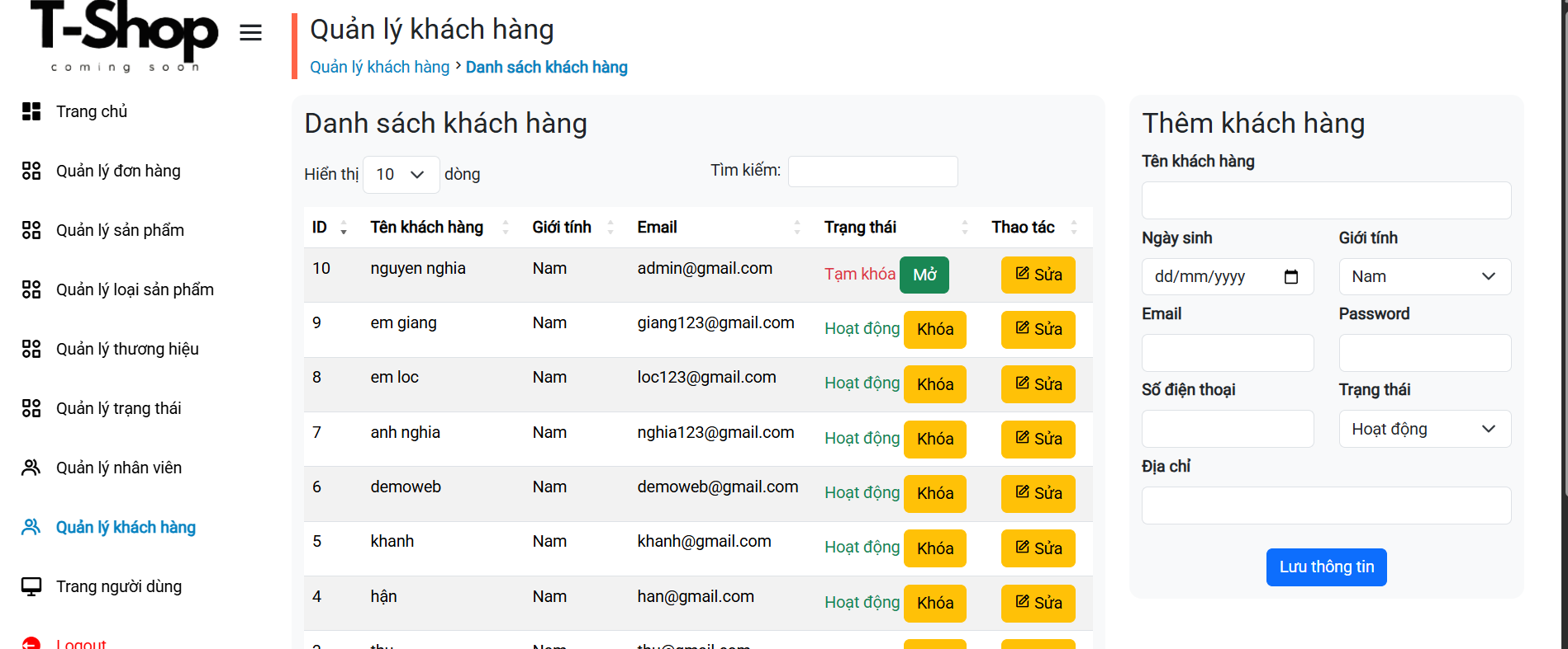 Website Quản lý cửa hàng Shop đồ thể thao bóng đá – PHP thuần +SQL