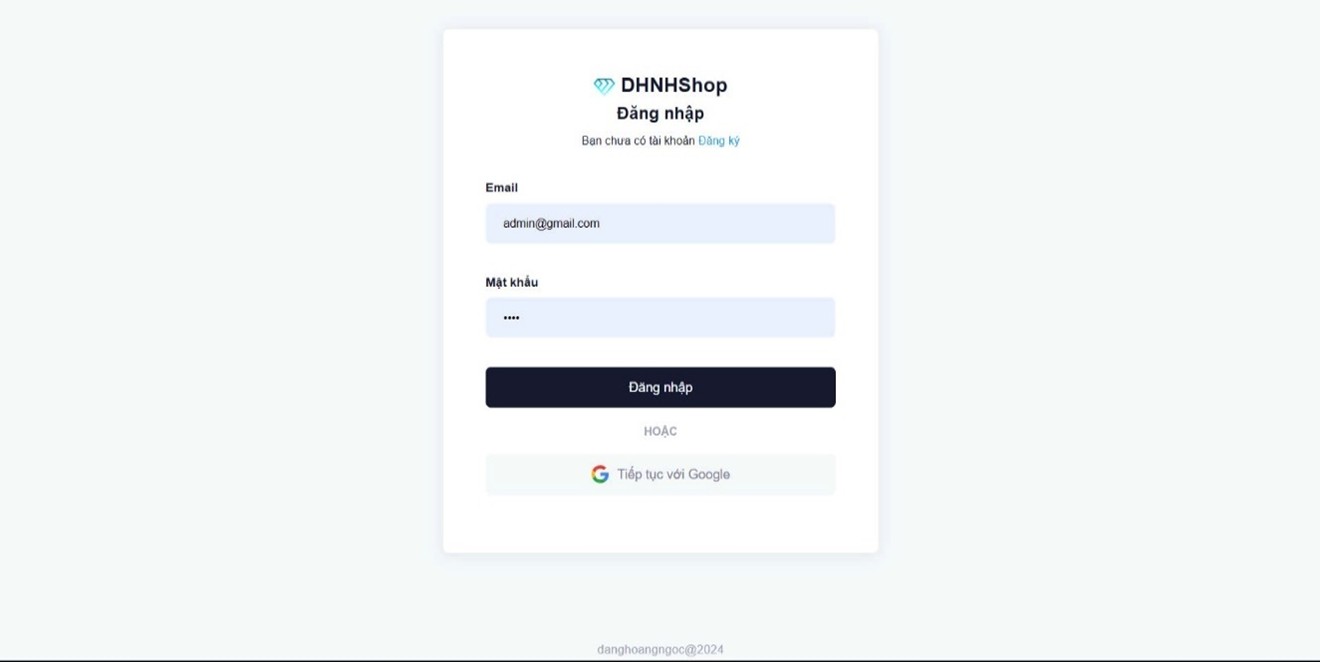Full source code website trang sức php + mysql + báo cáo