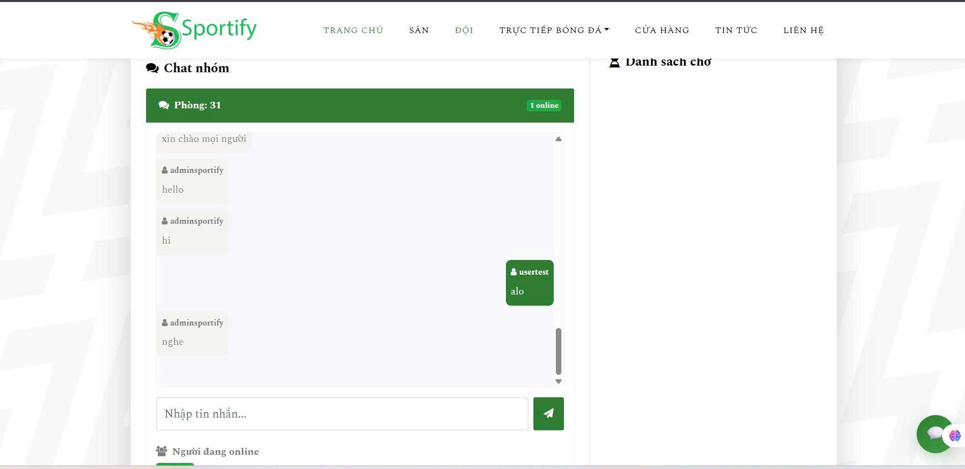 Source Code Website Đặt Sân Thể Thao ReactJS Spring Boot + Full Báo Cáo KLTN
