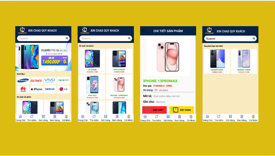 (ANDROID JAVA + SQLITE) App bán hàng android có đầy đủ chức năng quản trị và đặt hàng, xem giỏ hàng thanh toán, xem chi tiết đơn hàng, thêm , sửa, xóa, tìm kiếm.