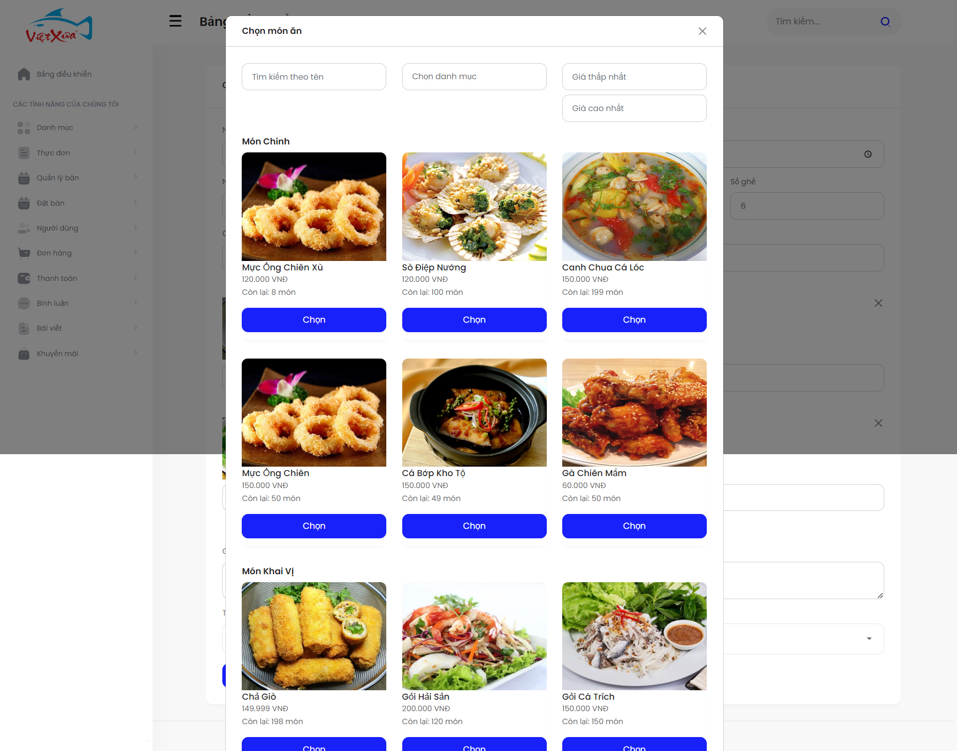 Source code website nhà hàng quán ăn thanh toán online vnpay có chức năng đặt bàn nhà hàng đồ án restaurant nhà hàng