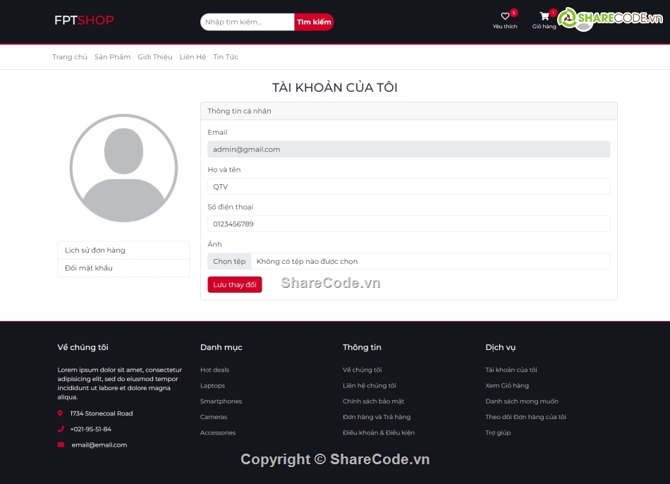 Source code website bán điện thoại PHP MySQL MVC đồ án điện thoại laptop phone full source bán điện thoại laptop