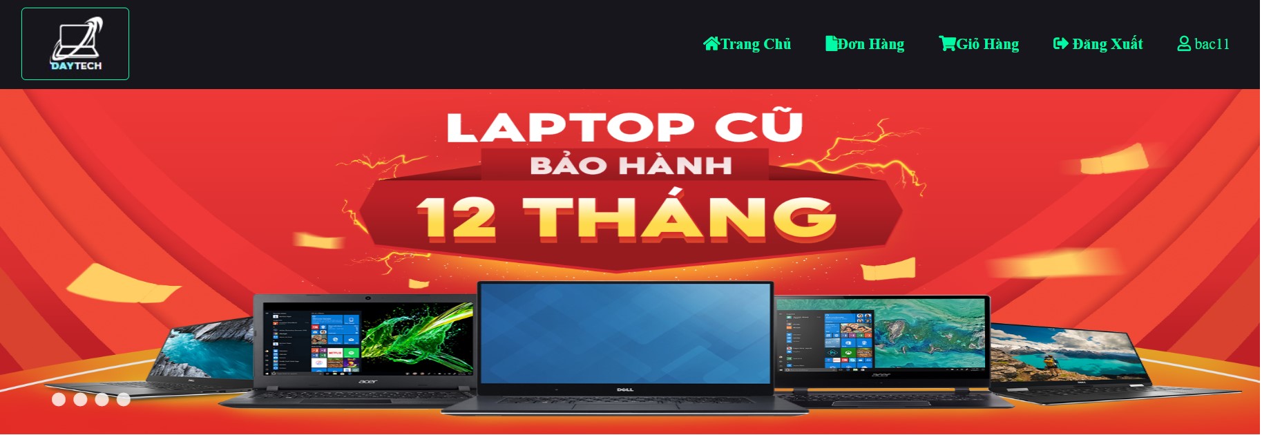 Đồ án website bán laptop bằng PHP & MYSQL đầy đủ chức năng quản trị và người dùng