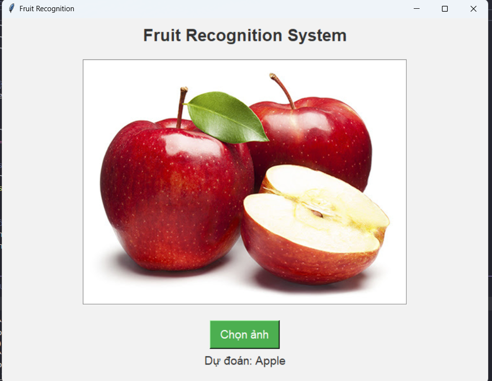 Source code AI Ứng Dụng Trí Tuệ Nhân Tạo Nhận Diện Hoa Quả Với Python