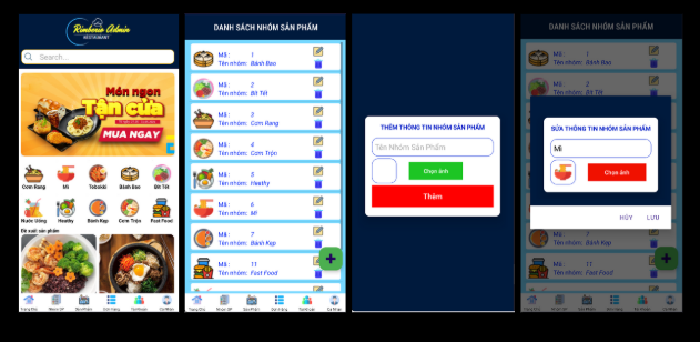 (ANDROID KOTLIN+ SQLITE +BÁO CÁO WORD) App đặt đồ ăn android kotlin có đầy đủ chức năng quản trị và đặt hàng, mini chat.