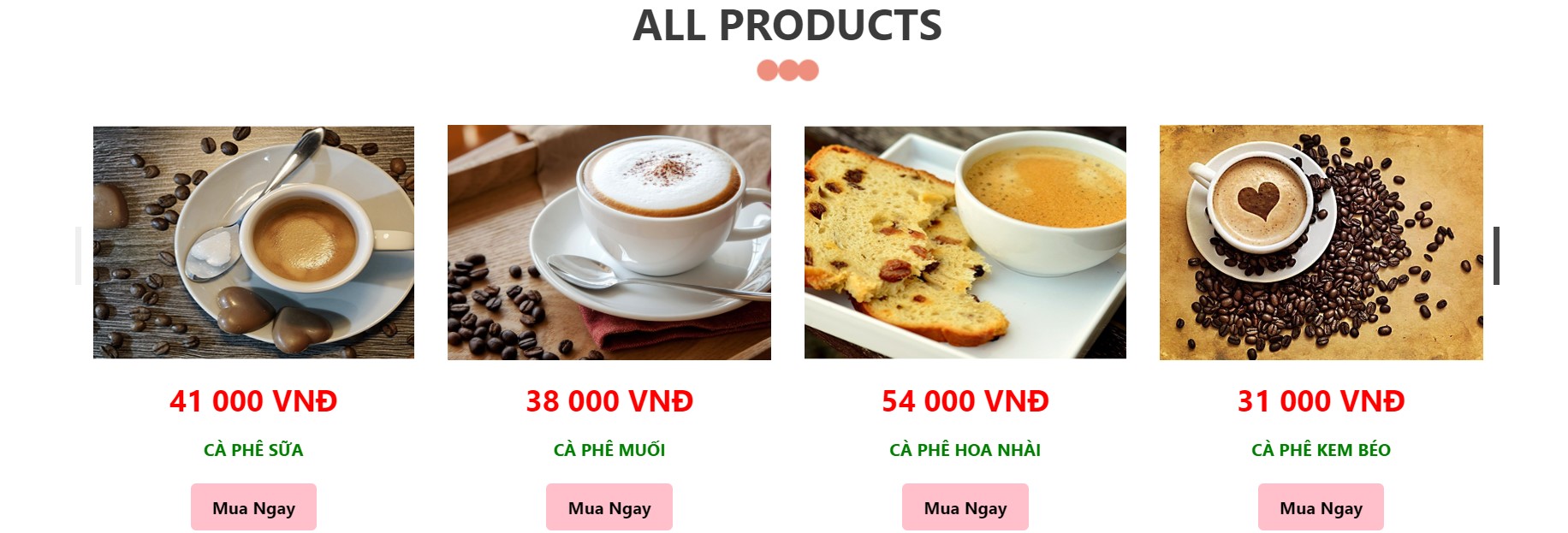 Đồ án + Báo Cáo website đặt cà phê bằng PHP & MYSQL đầy đủ chức năng quản trị và người dùng (kèm báo cáo WORD 60 trang đủ 7 loại UML)