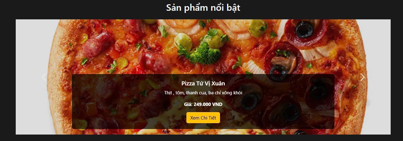 Source code Website bán pizza full PHP & SQL ( Báo cáo + ppt )