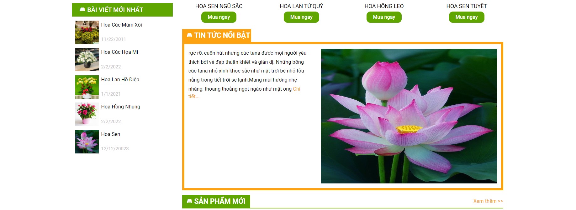 Full Code Đồ Án Website Bán Hoa Tươi PHP & Mysql có đầy đủ quản trị và người dùng