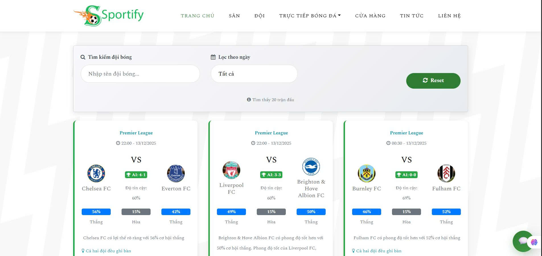 Source Code Website Đặt Sân Thể Thao ReactJS Spring Boot + Full Báo Cáo KLTN
