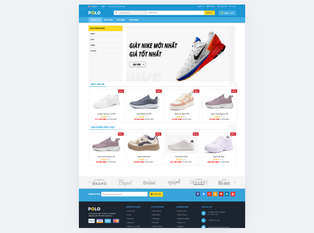 Đồ án + Báo Cáo website shop bán giày thể thao siêu đẹp bằng PHP & MYSQL đầy đủ chức năng quản trị và người dùng (kèm báo cáo WORD 60 trang đủ 7 loại UML)