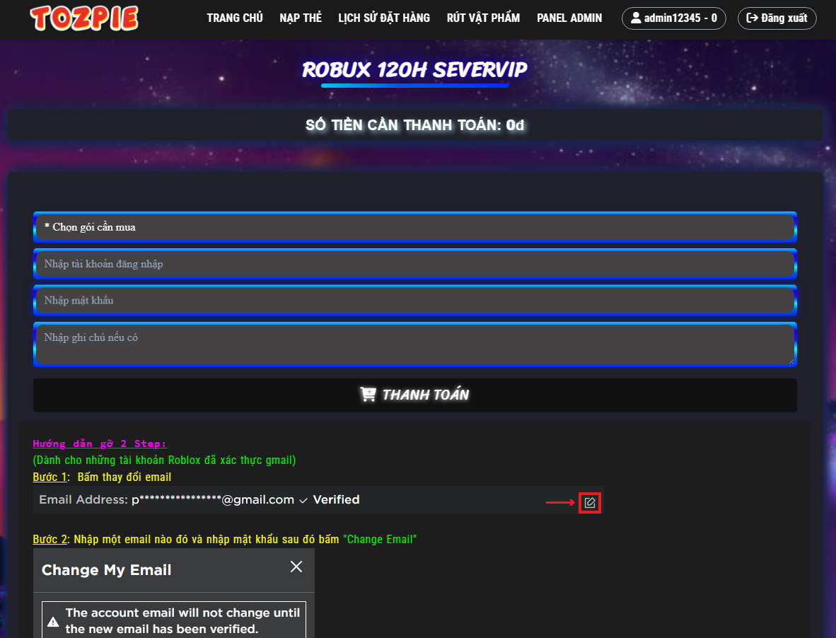 CODE SHOP BÁN ACC ROBLOX KHÔNG LỖI GIAO DIỆN ĐẸP
