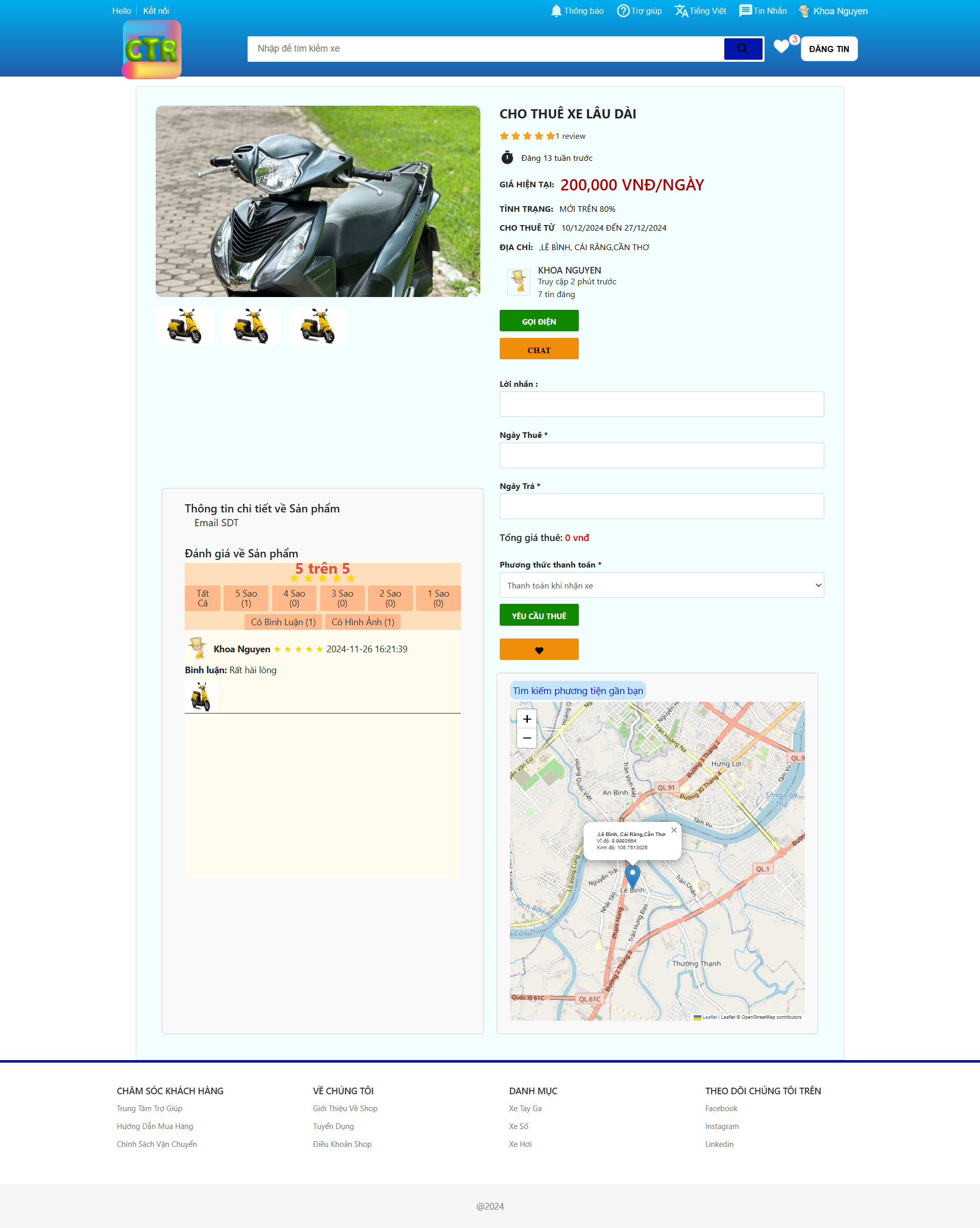 Source code website cho thuê xe dịch vụ thuê xe php mysql đồ án website thuê xe có chức năng chat