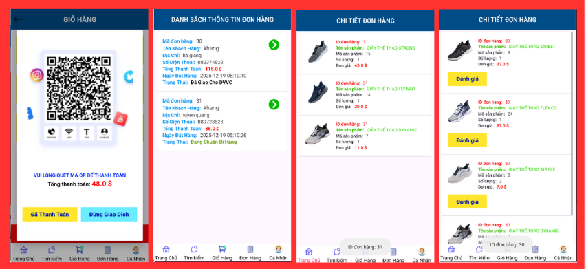 (ANDROID JAVA + SQLITE + BÁO CÁO WORD) App bán giày thể thao android có quản trị và người dùng, đánh giá sản phẩm sau khi mua, đặt hàng, tiến trình thực hiện đơn hàng, các chức năng. thêm, sửa, xóa