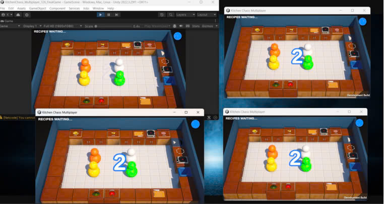 Code Game nấu ăn kitchen chaos + báo cáo + ppt thuyết trình (unity)