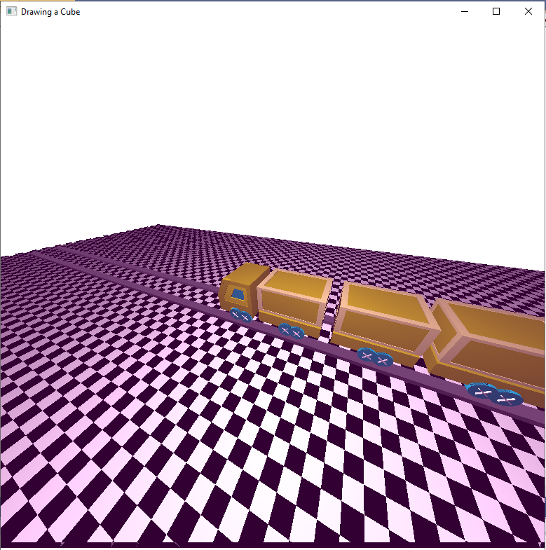 Chia sẻ source code mô phỏng tàu hỏa bằng openGL c++