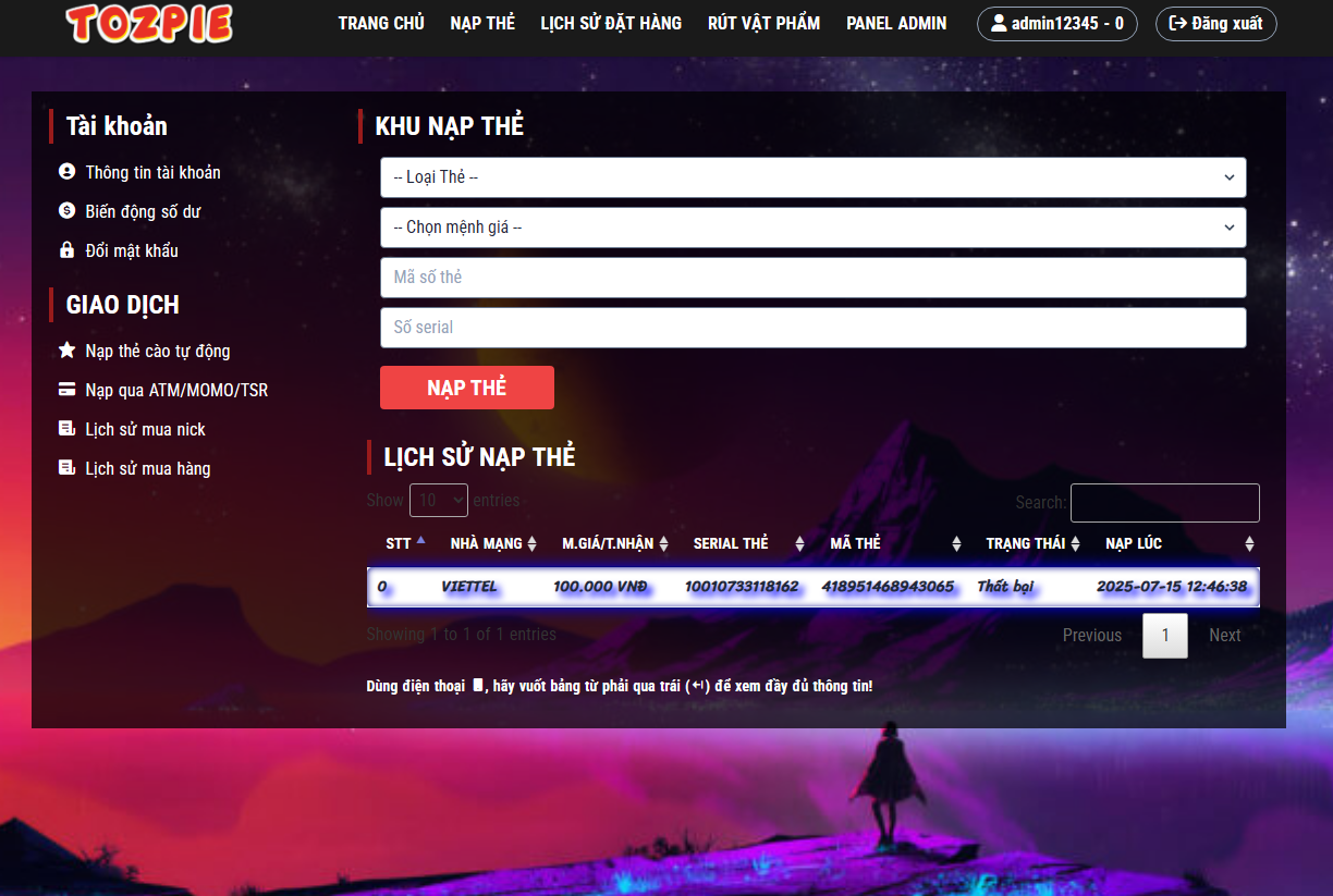 CODE SHOP BÁN ACC ROBLOX KHÔNG LỖI GIAO DIỆN ĐẸP