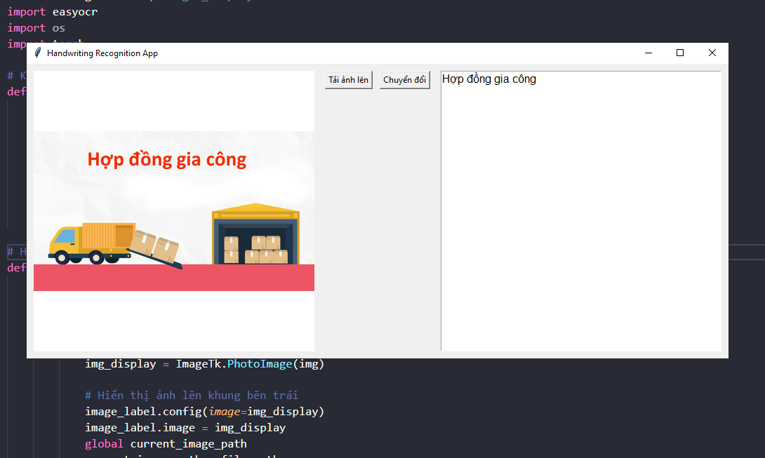 Source Code AI Nhận Dạng Chữ Viết Tay Từ Hình Ảnh Bằng Python