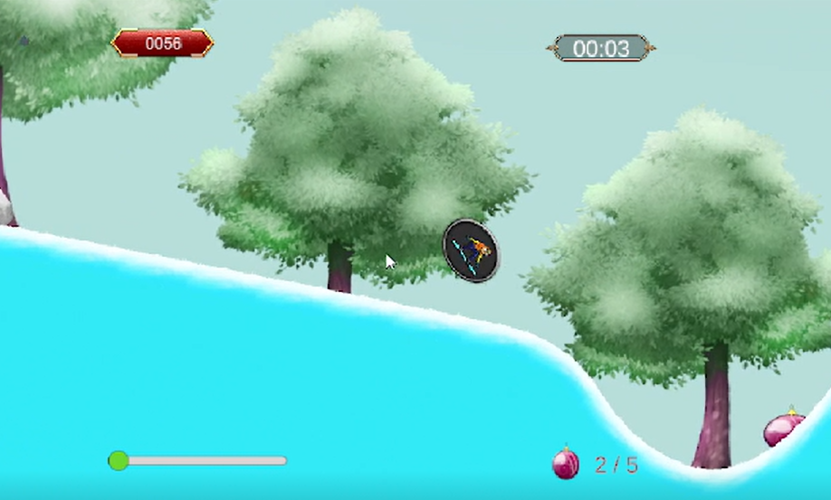 Full code Game Snow Boader 2D in Unity