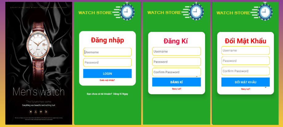 (ANDROID JAVA + SQLITE + BÁO CÁO WORD) App bán đồng hồ đeo tay android có quản trị và người dùng, đánh giá sản phẩm sau khi mua, đặt hàng, tiến trình thực hiện đơn hàng, các chức năng thêm, sửa, xóa