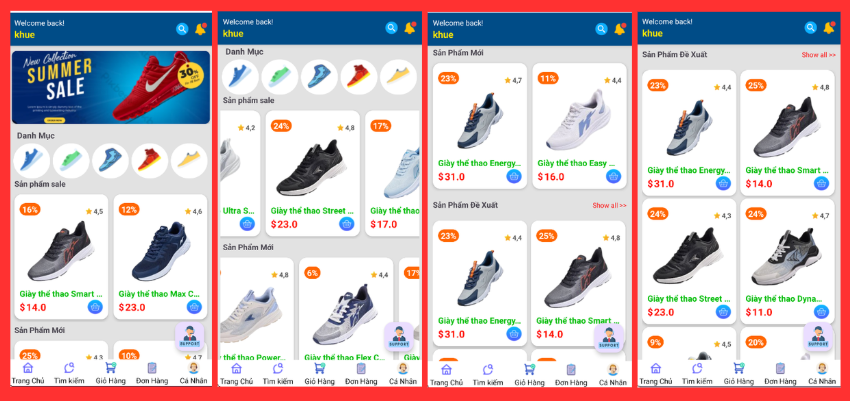 (ANDROID JAVA + SQLITE + BÁO CÁO WORD) App bán giày thể thao android có quản trị và người dùng, đánh giá sản phẩm sau khi mua, đặt hàng, tiến trình thực hiện đơn hàng, các chức năng. thêm, sửa, xóa
