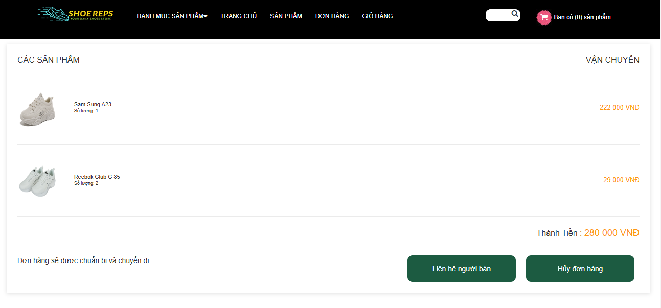 Đồ án + Báo Cáo website shop bán giày thể thao bằng PHP & MYSQL đầy đủ chức năng quản trị và người dùng (kèm báo cáo WORD 60 trang đủ 7 loại UML)